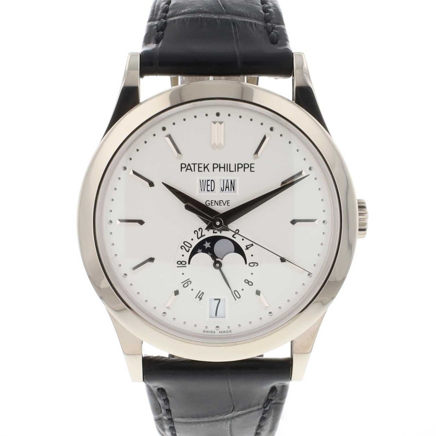 Patek Philippe Annual Calendar 5396G-011 (2021) - Silver dial 39 mm White Gold case (1/6)
