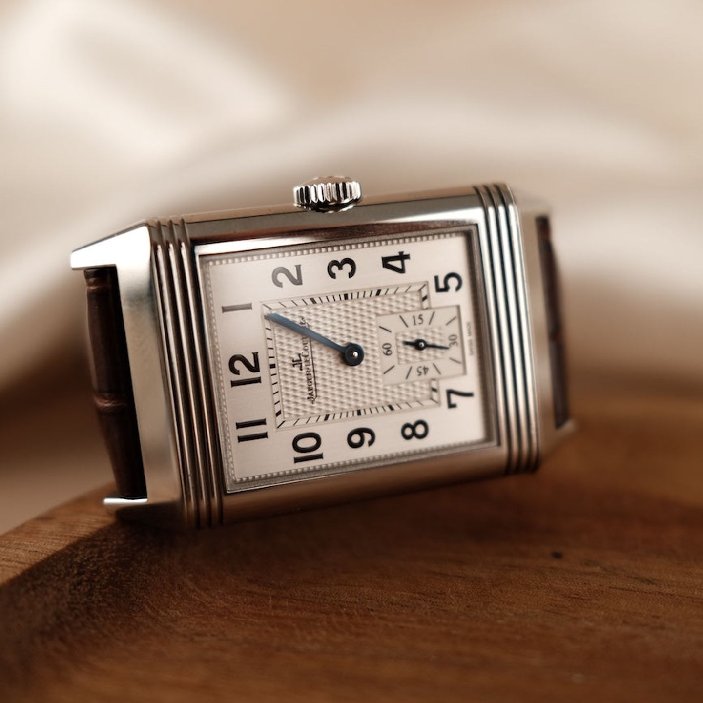 Jaeger-LeCoultre Reverso Classic Small Q3858522 (2018) - Silver dial 27 mm Steel case (5/8)