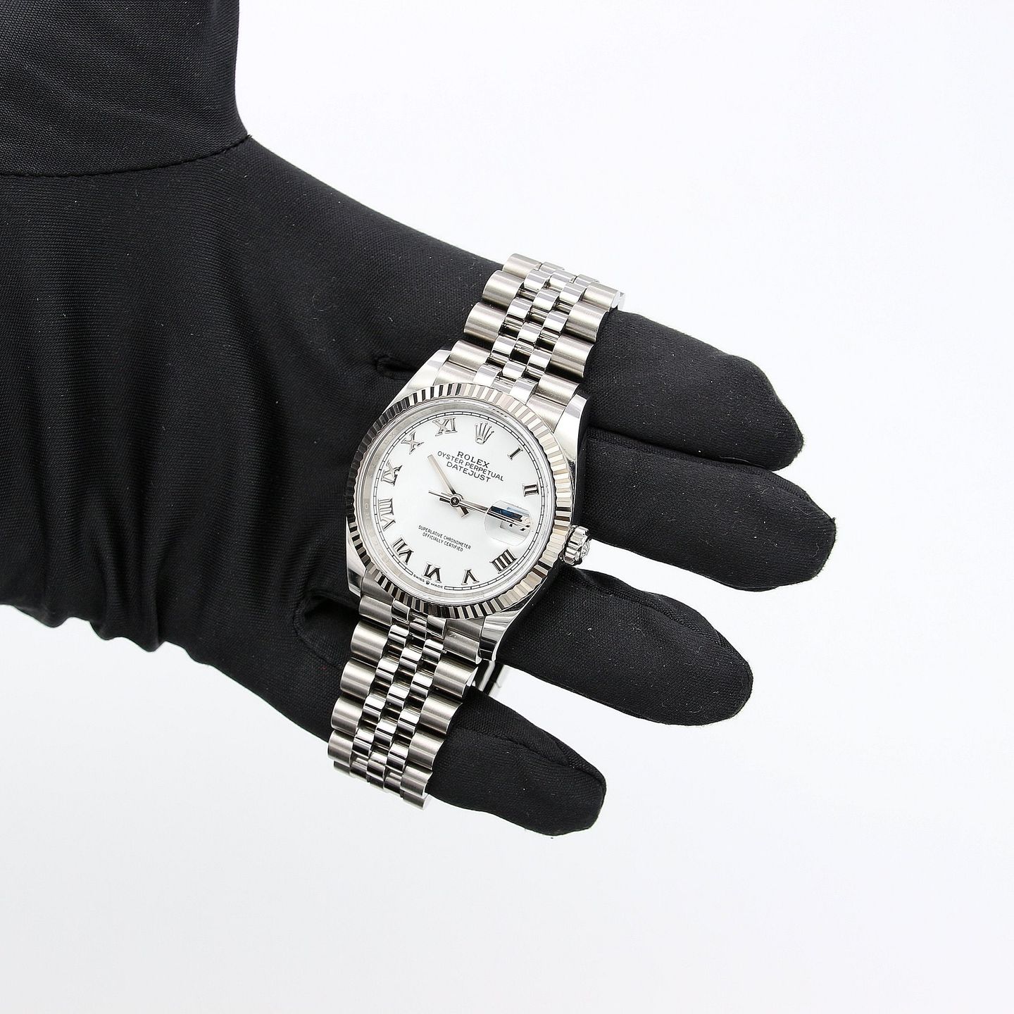 Rolex Datejust 36 126234 (Onbekend (willekeurig serienummer)) - Wit wijzerplaat 36mm Staal (5/8)