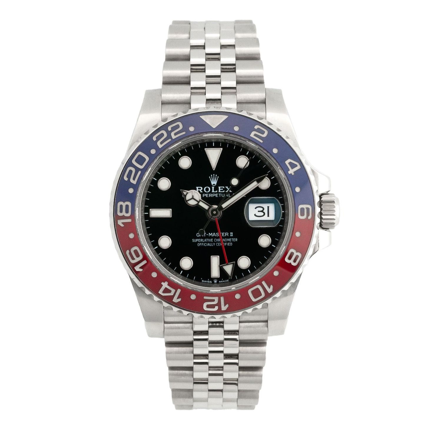 Rolex GMT-Master II 126710BLRO (2018) - Zwart wijzerplaat 40mm Staal (1/4)