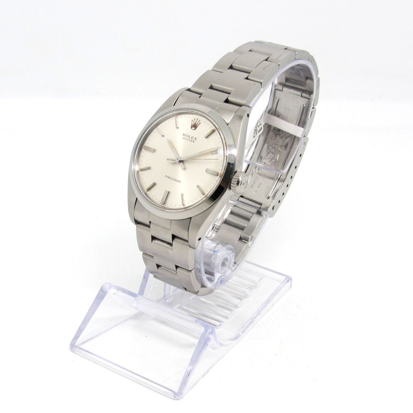 Rolex Oyster Precision 6426 (1976) - Wit wijzerplaat 34mm Staal (5/5)