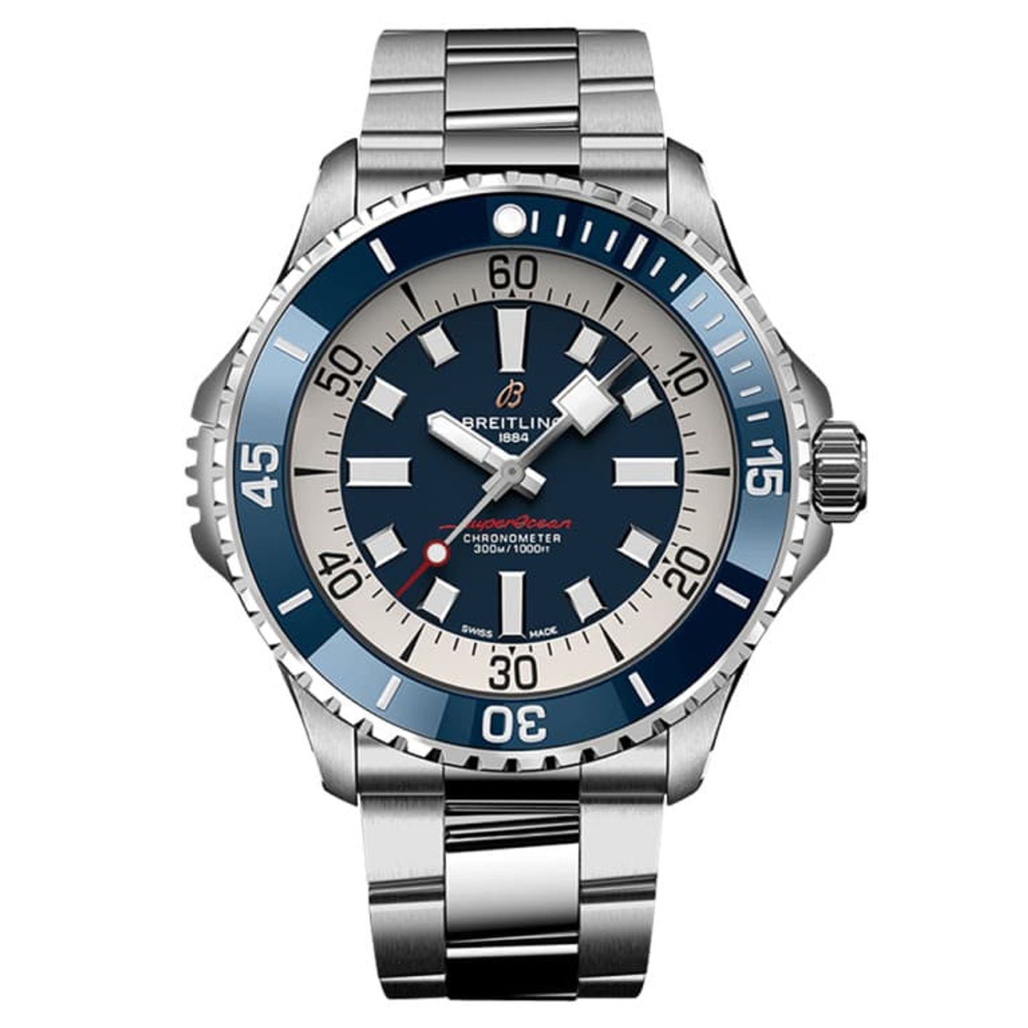 Breitling Superocean 46 A17378E71C1A1 (2025) - Blue dial 46 mm Steel case (1/1)