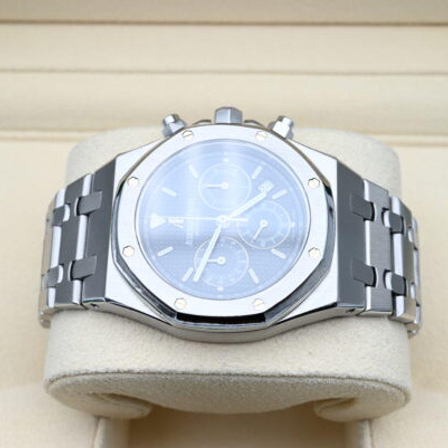 Audemars Piguet Royal Oak Chronograph 25860ST (2000) - Grijs wijzerplaat 39mm Staal (3/7)