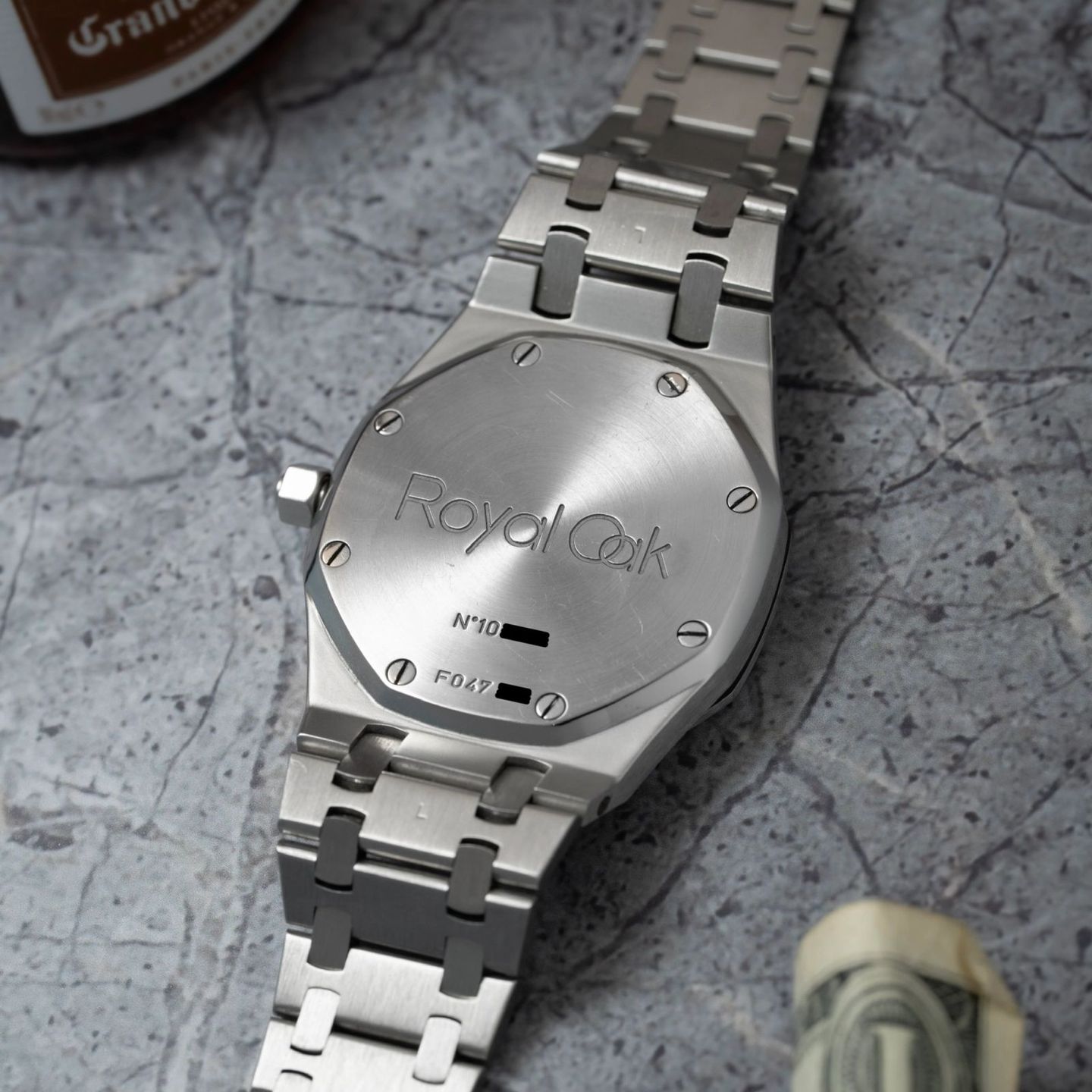 Audemars Piguet Royal Oak 14790ST (Unknown (random serial)) - Blue dial 36 mm Steel case (5/8)