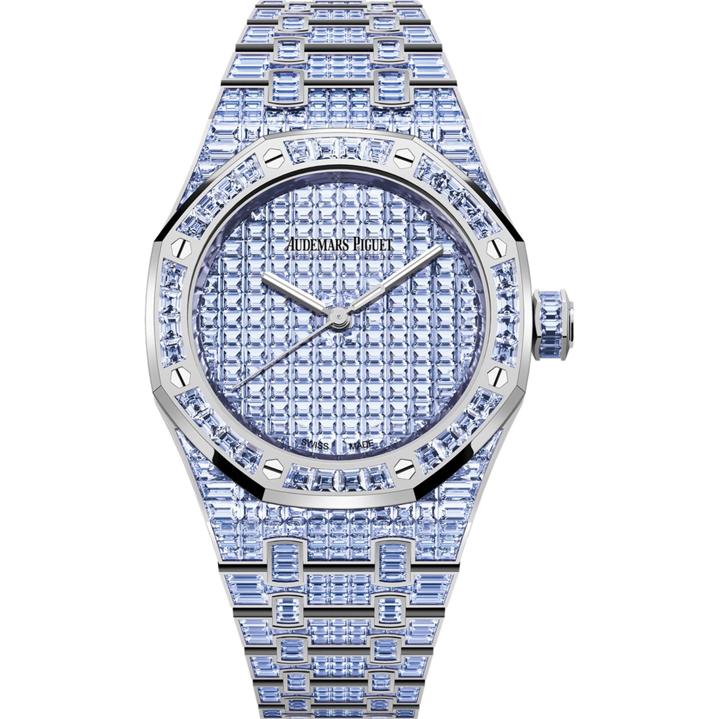 Audemars Piguet Royal Oak Selfwinding 15554BC.TF.1274BC.01 (2025) - Blue dial 37 mm White Gold case (1/1)