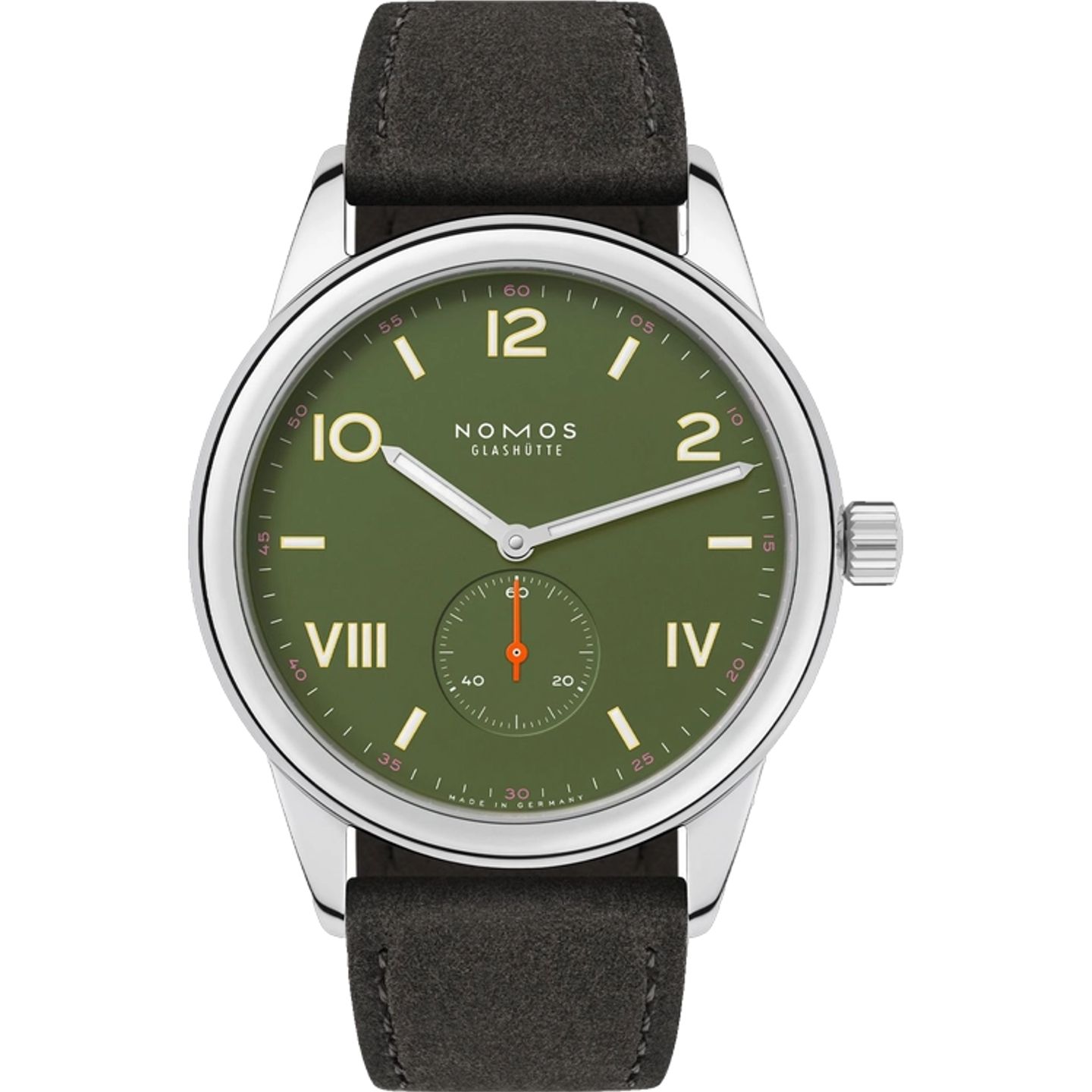 NOMOS Club Campus 739.GB (2026) - Green dial 38 mm Steel case (1/1)