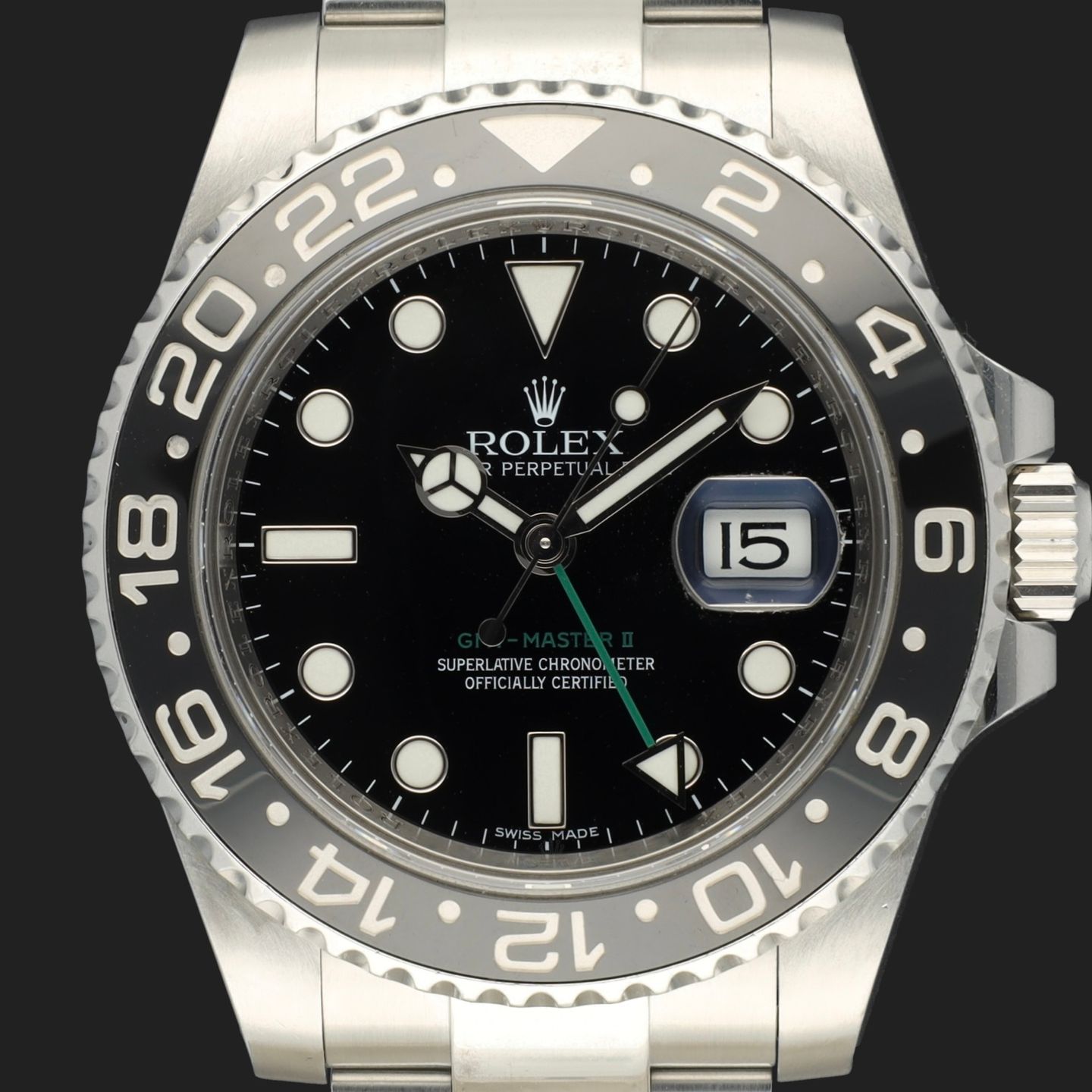 Rolex GMT-Master II 116710LN (2013) - Zwart wijzerplaat 40mm Staal (2/8)