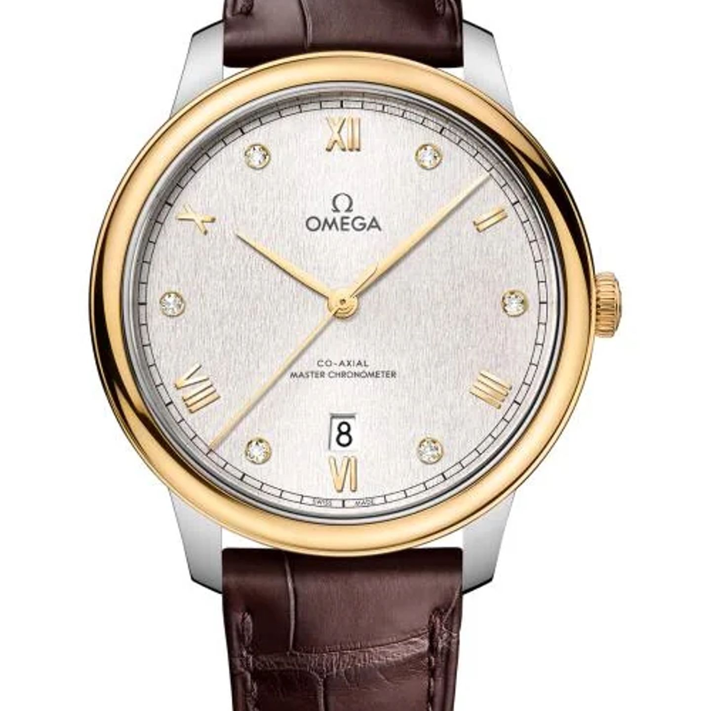 Omega De Ville 434.23.40.20.52.001 (2026) - Silver dial 40 mm Gold/Steel case (1/1)