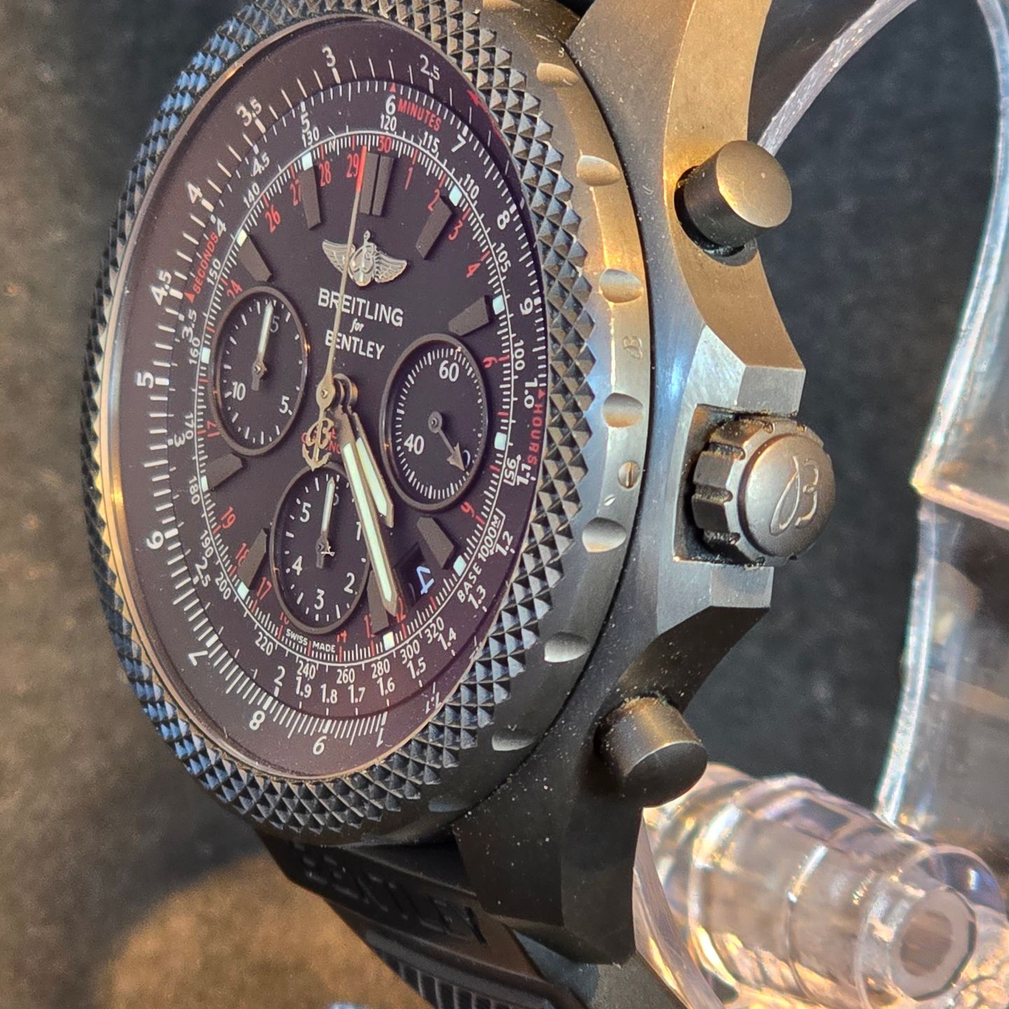 Breitling for Bentley V2536722/BC45 (Unknown (random serial)) - Black dial 49 mm Titanium case (3/7)