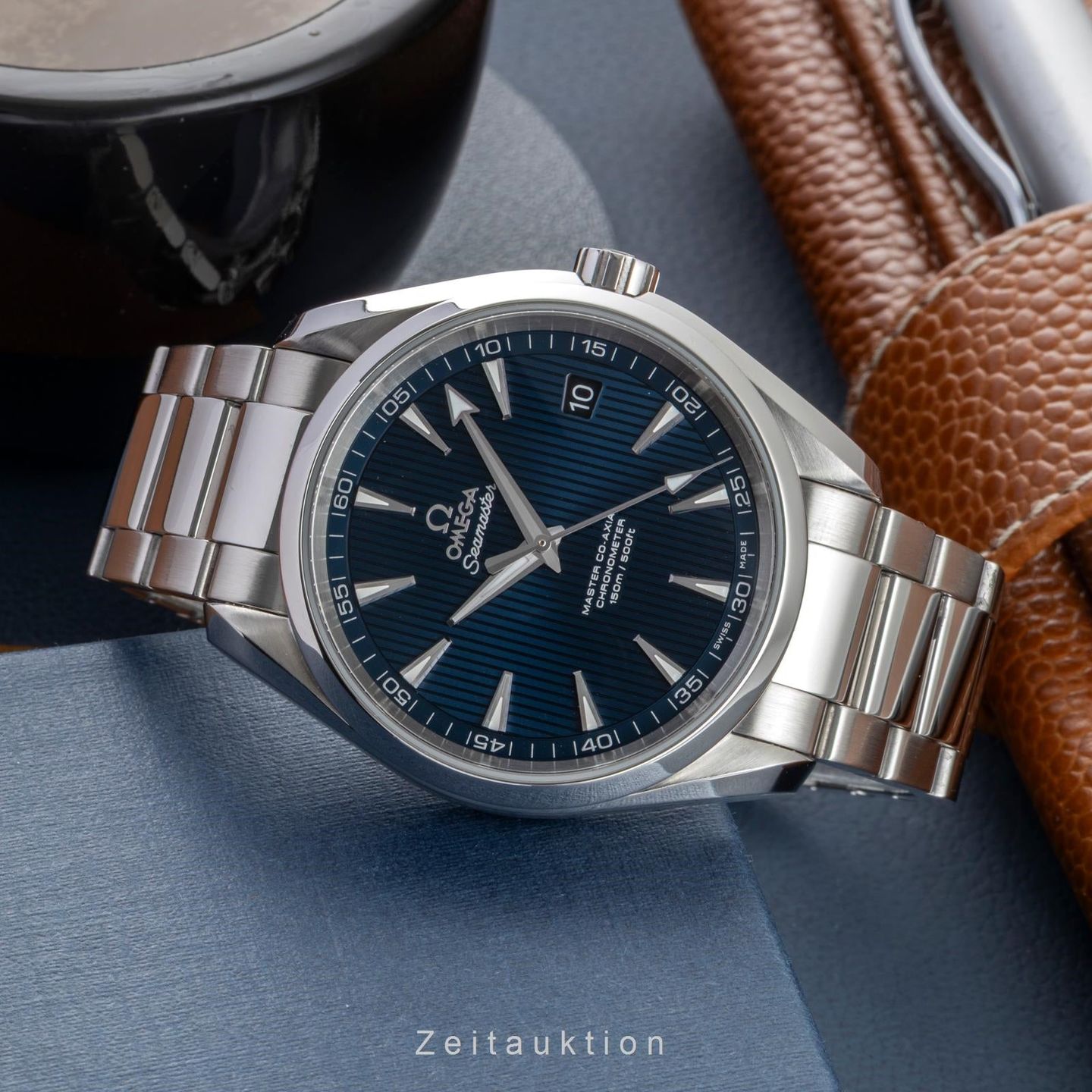Omega Seamaster Aqua Terra 231.10.42.21.03.003 (Unknown (random serial)) - Blue dial 42 mm Steel case (2/8)