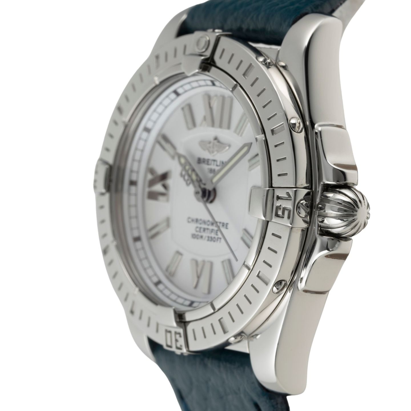 Breitling Cockpit Lady A71356 (2007) - Zilver wijzerplaat 32mm Staal (6/8)