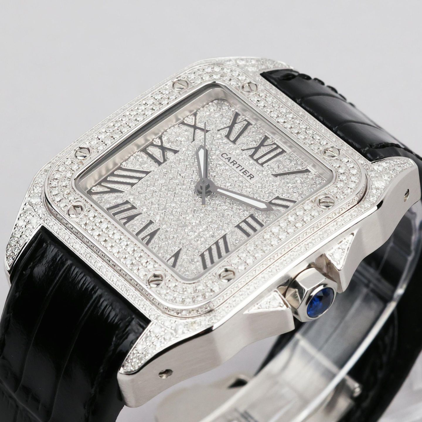 Cartier Santos 100 2656 (Unknown (random serial)) - 38 mm Steel case (2/4)