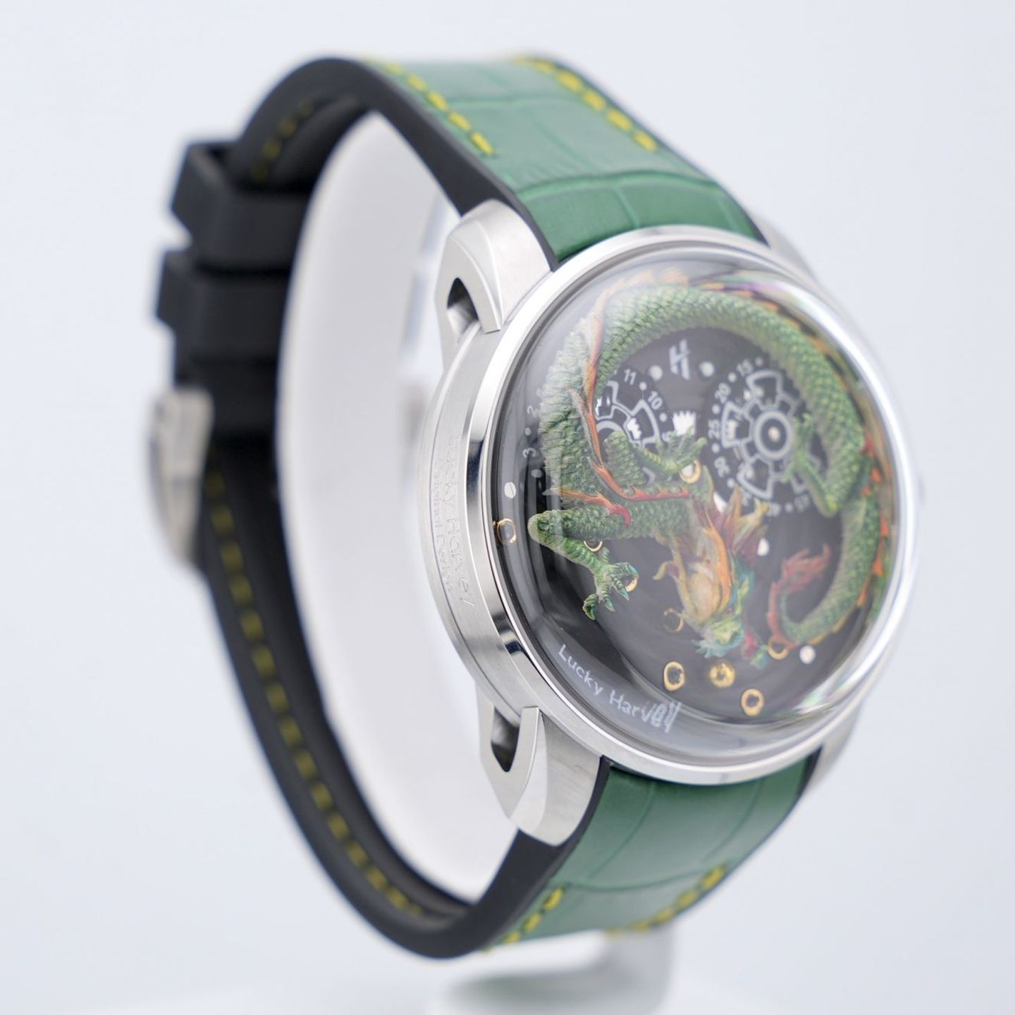Lucky harvey Unknown Green Dragon (2025) - Black dial 43 mm Steel case (8/8)