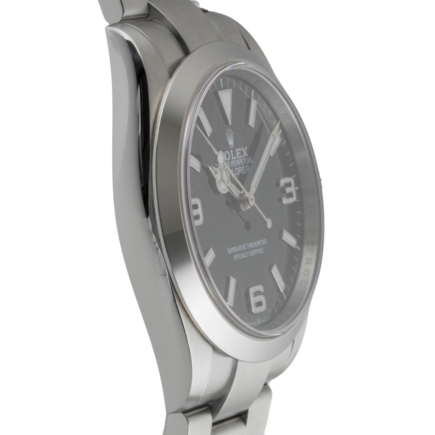 Rolex Explorer 224270 (Unknown (random serial)) - Black dial 40 mm Steel case (7/8)