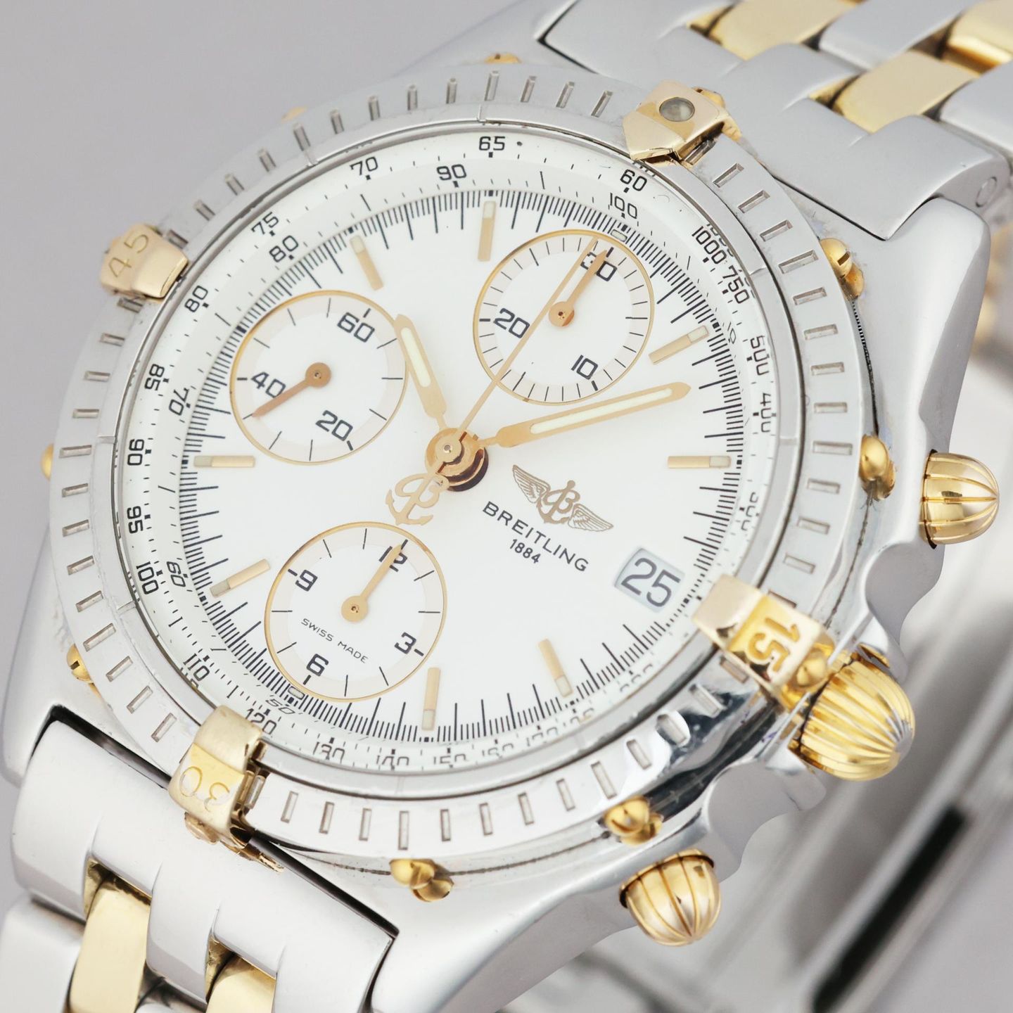 Breitling Chronomat B13050 (1995) - 39 mm Steel case (5/8)