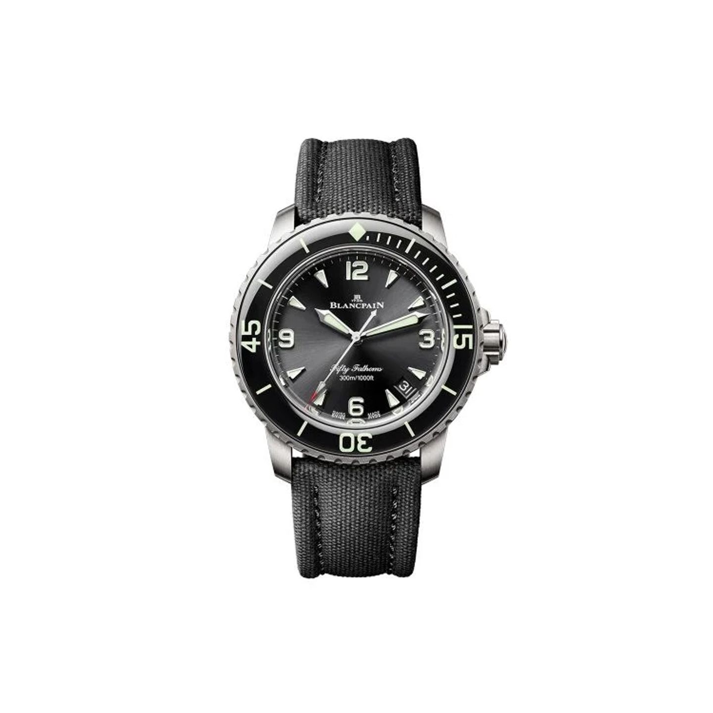 Blancpain Fifty Fathoms 5015-1130-52B (2026) - Black dial 45 mm Steel case (1/1)