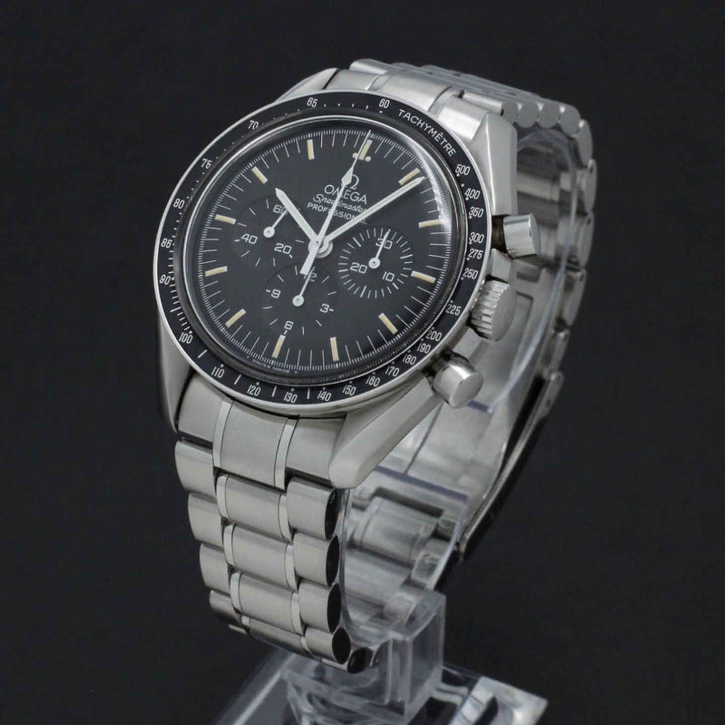 Omega Speedmaster Professional Moonwatch 3590.5 (1998) - Black dial 42 mm Steel case (2/7)