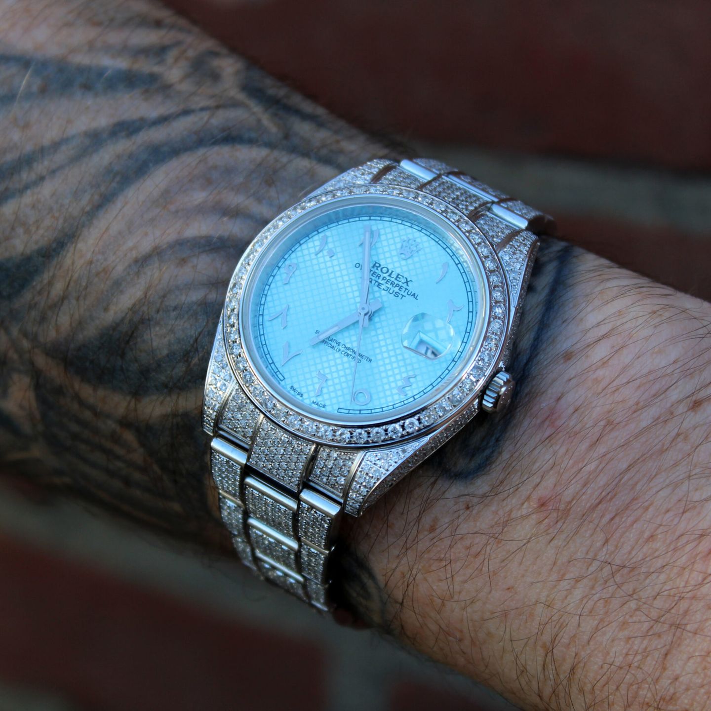 Rolex Datejust 41 126300 (2021) - Turquoise wijzerplaat 41mm Staal (3/8)