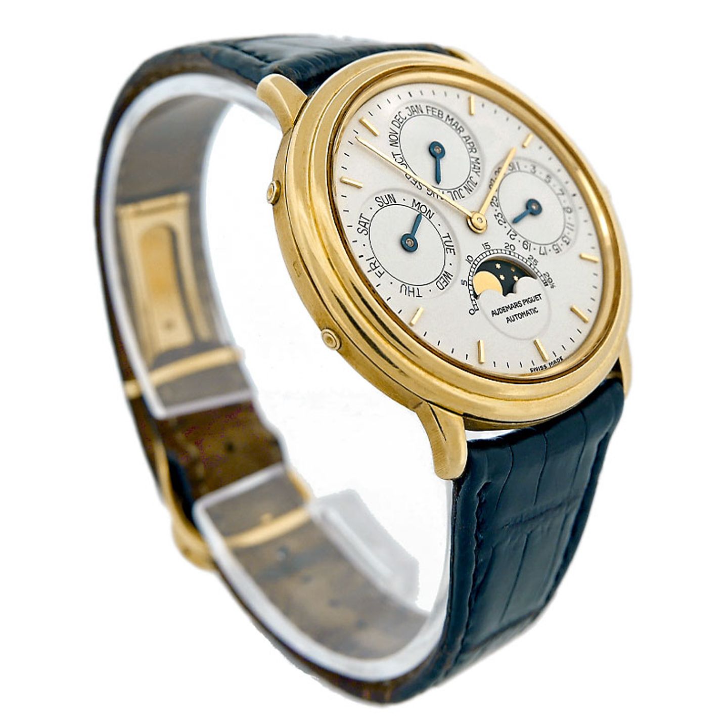 Audemars Piguet Quantieme Perpetual Calendar 25548BA (1986) - Wit wijzerplaat 36mm Onbekend (3/5)