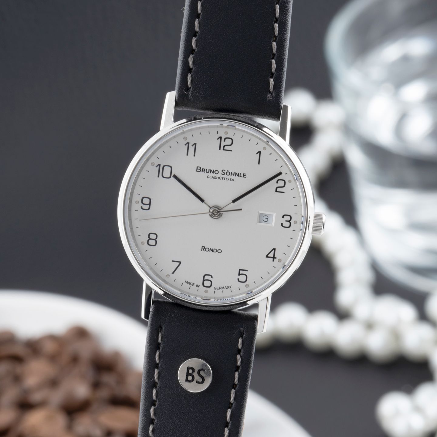 Bruno Söhnle Rondo 17-13106-221 (2025) - White dial 29 mm Steel case (3/8)