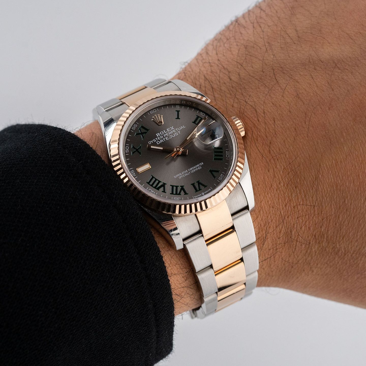 Rolex Datejust 36 126231 (2021) - 36 mm Gold/Steel case (6/7)