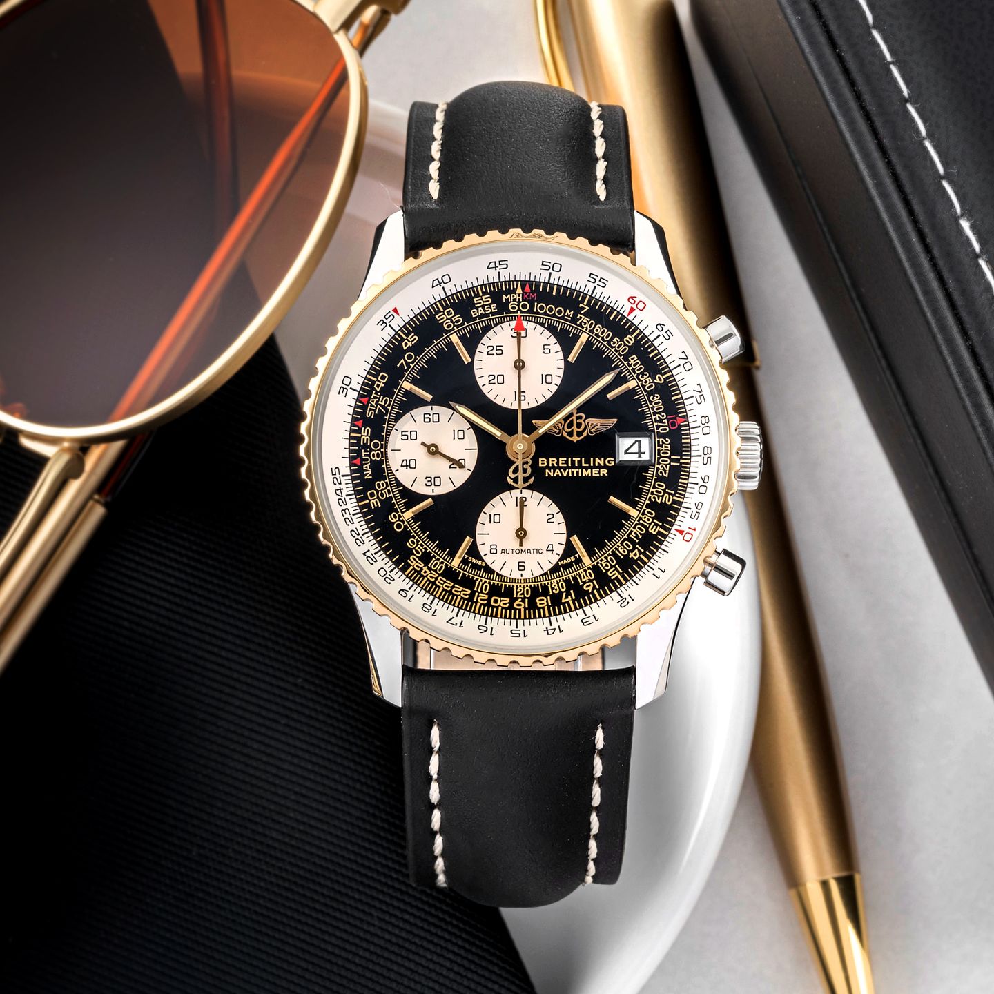 Breitling Old Navitimer D13022 (1995) - Staal (2/8)