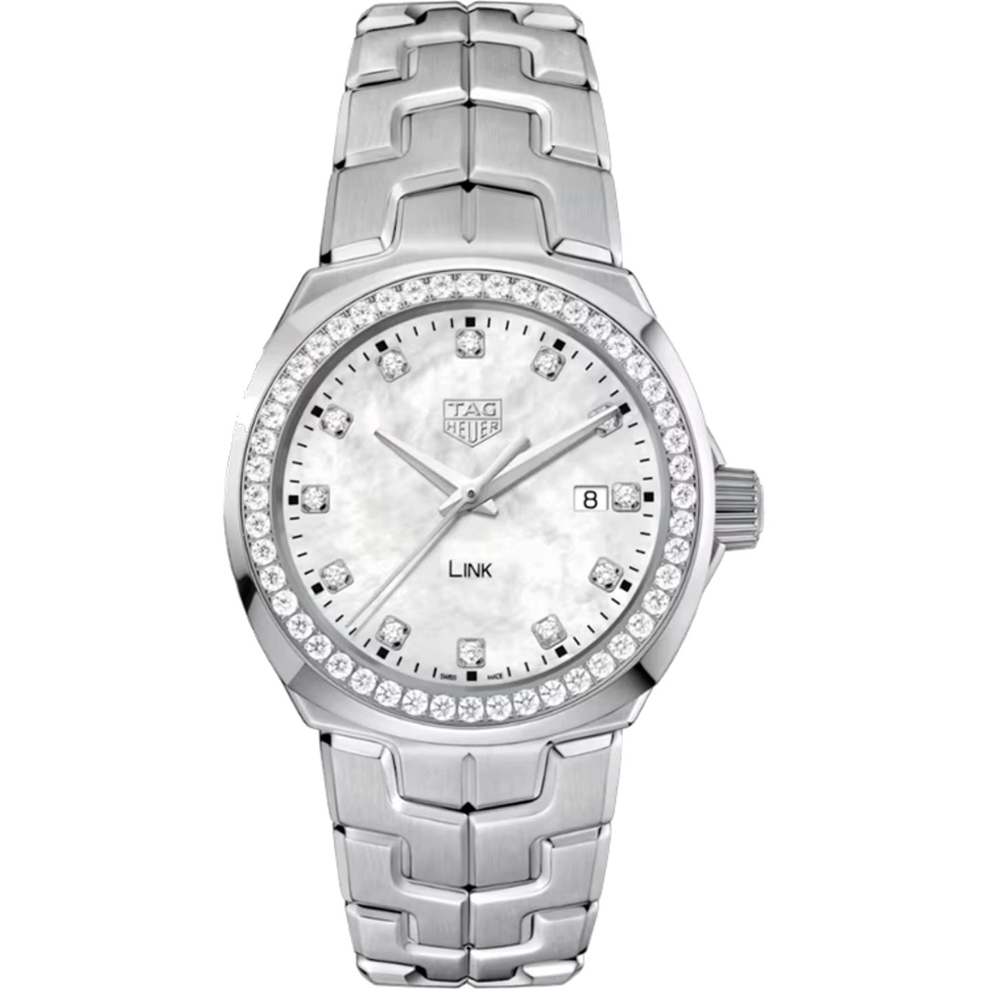 TAG Heuer Link Lady WBC1316.BA0600 (2026) - Wit wijzerplaat 32mm Staal (1/1)