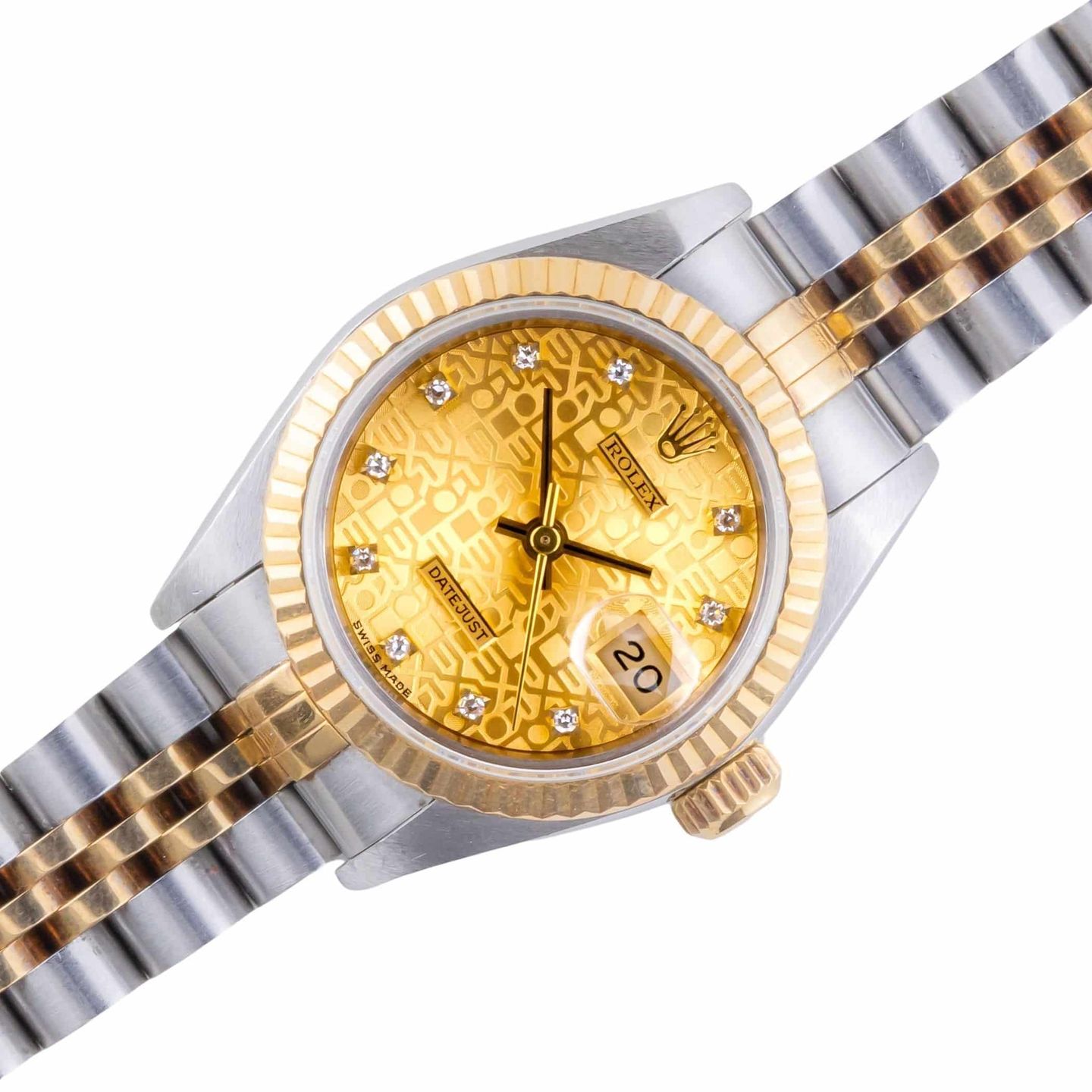 Rolex Lady-Datejust 69173 (1991) - 26 mm Gold/Steel case (1/7)