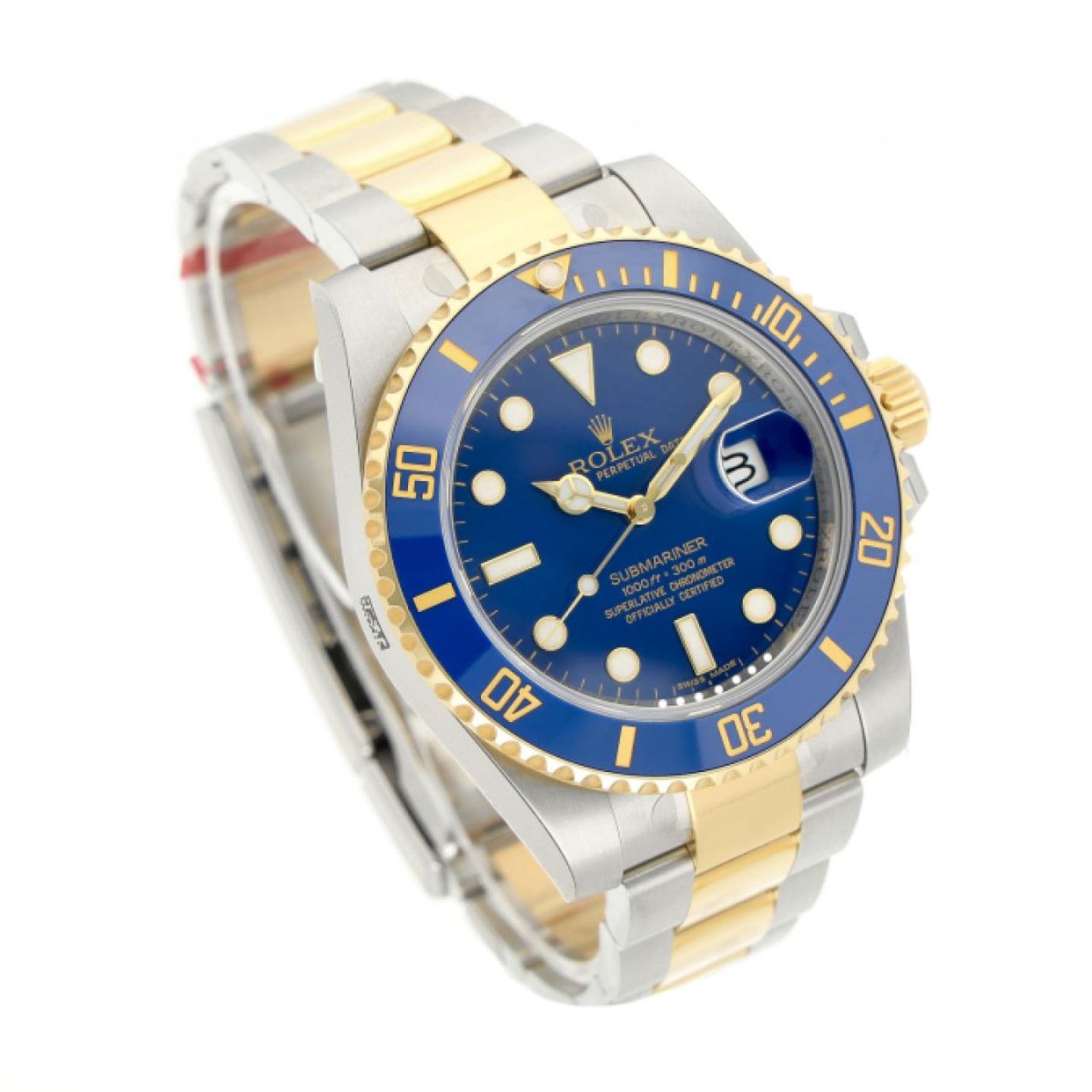 Rolex Submariner Date 116613LB (2014) - 40mm Goud/Staal (3/5)