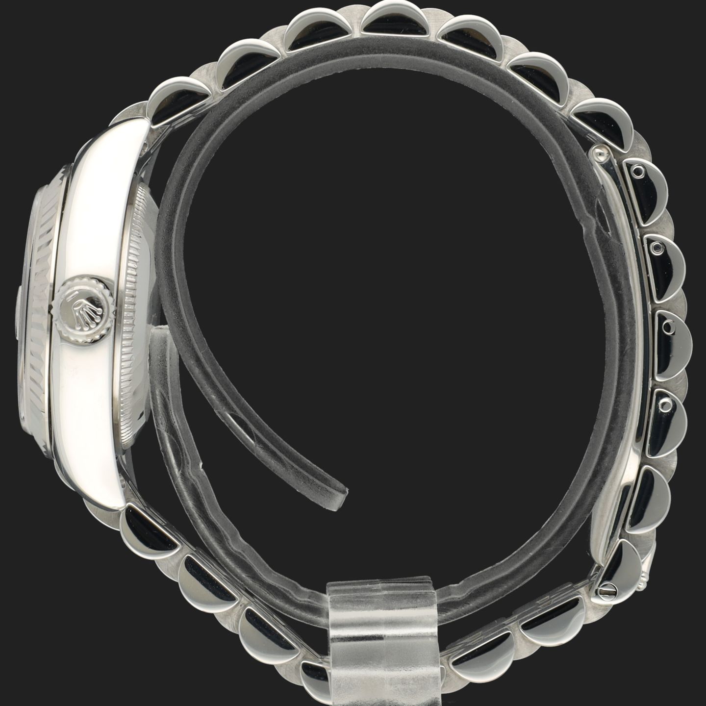 Rolex Lady-Datejust 179174 (2011) - Pearl dial 26 mm Steel case (7/8)