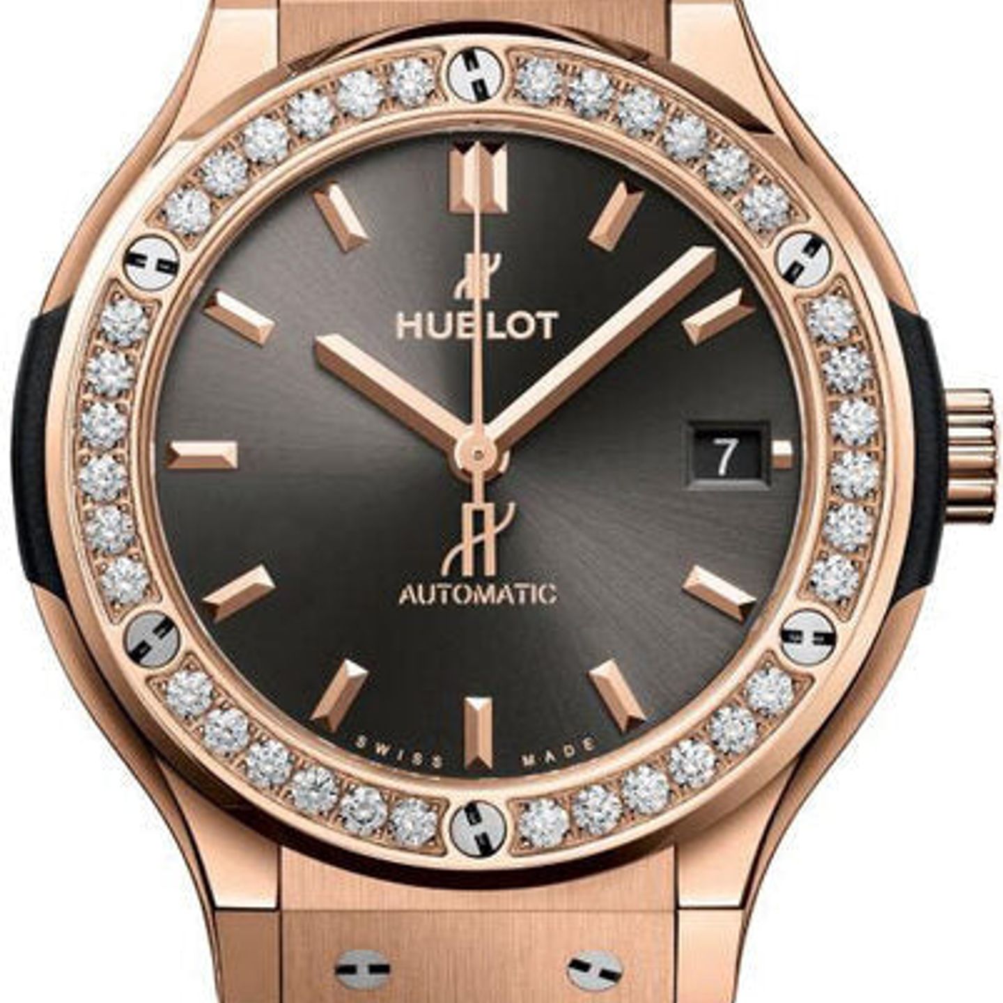 Hublot Classic Fusion 565.OX.7081.LR.1204 (2025) - Grey dial 38 mm Red Gold case (1/1)