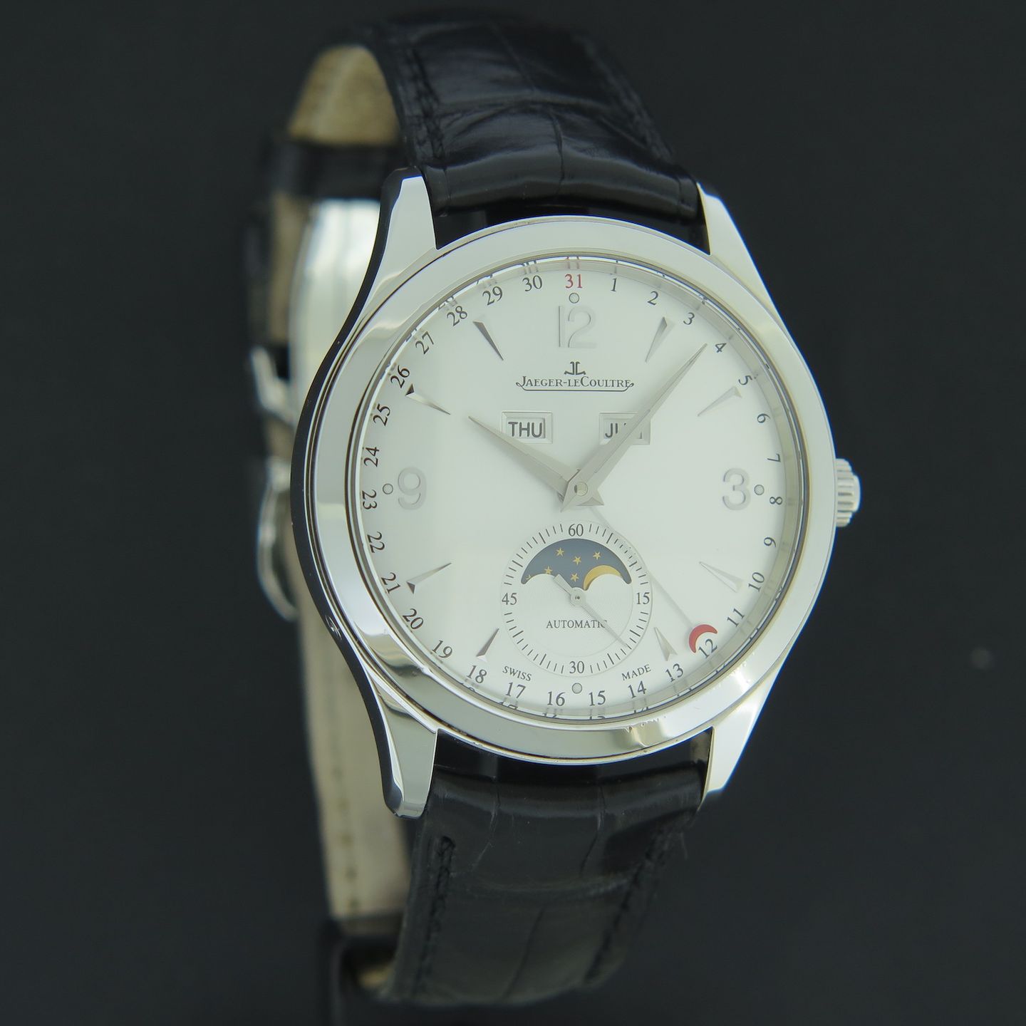 Jaeger-LeCoultre Master Calendar 176.8.12.S (2018) - 39mm Staal (4/6)