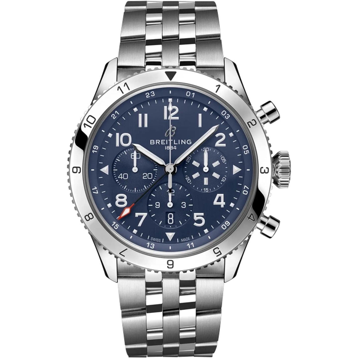 Breitling Aviator 8 AB04451A1C1A1 (2022) - Blue dial 46 mm Steel case (1/1)