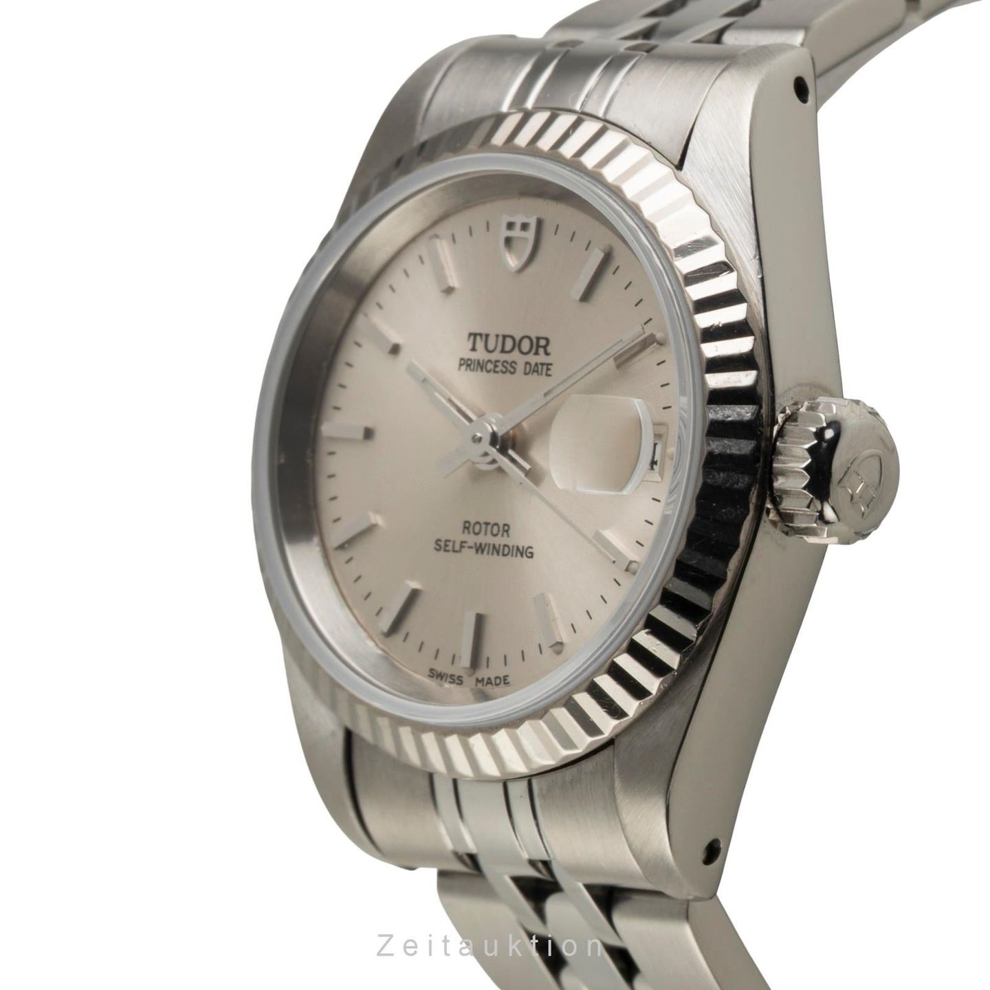 Tudor Prince Date 92414 (Onbekend (willekeurig serienummer)) - Zilver wijzerplaat 25mm Goud/Staal (5/8)