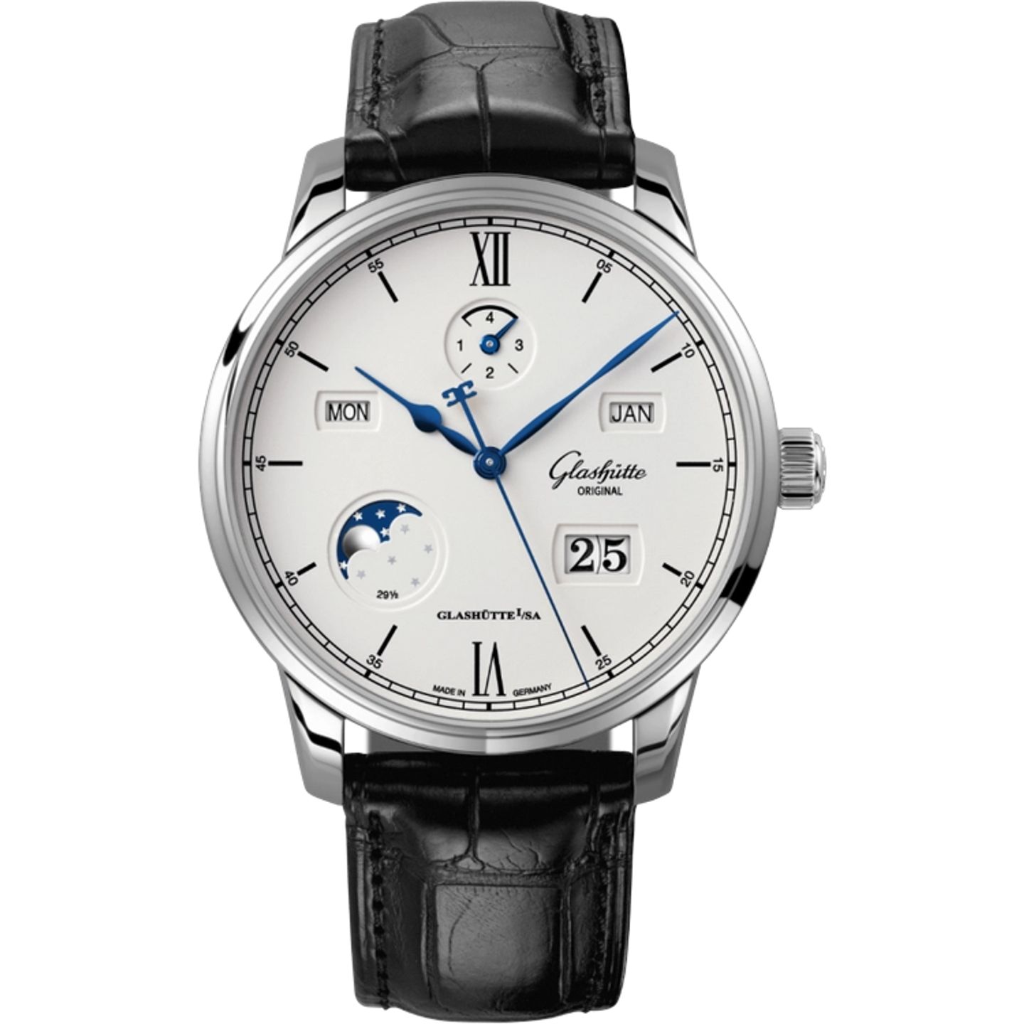 Glashütte Original Senator Excellence 1-36-02-01-02-61 (2026) - Zilver wijzerplaat 42mm Staal (1/1)