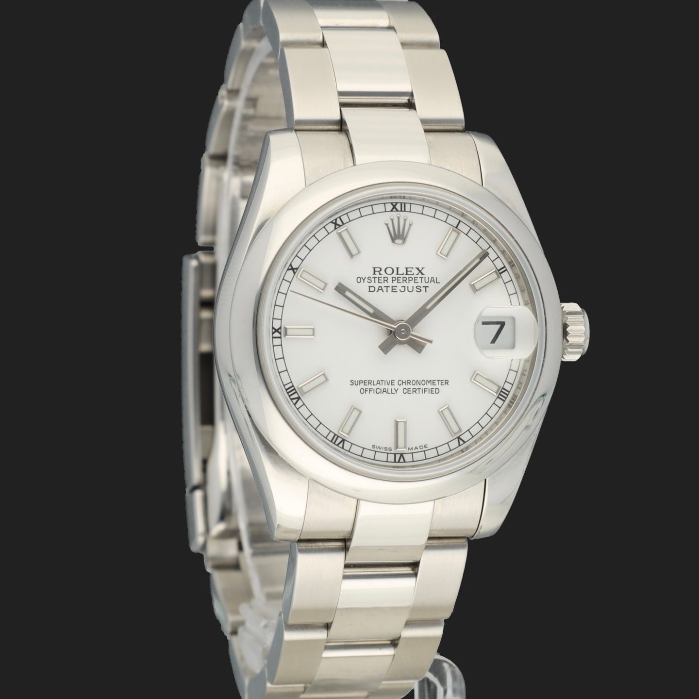 Rolex Datejust 31 178240 (2008) - Wit wijzerplaat 31mm Staal (4/8)