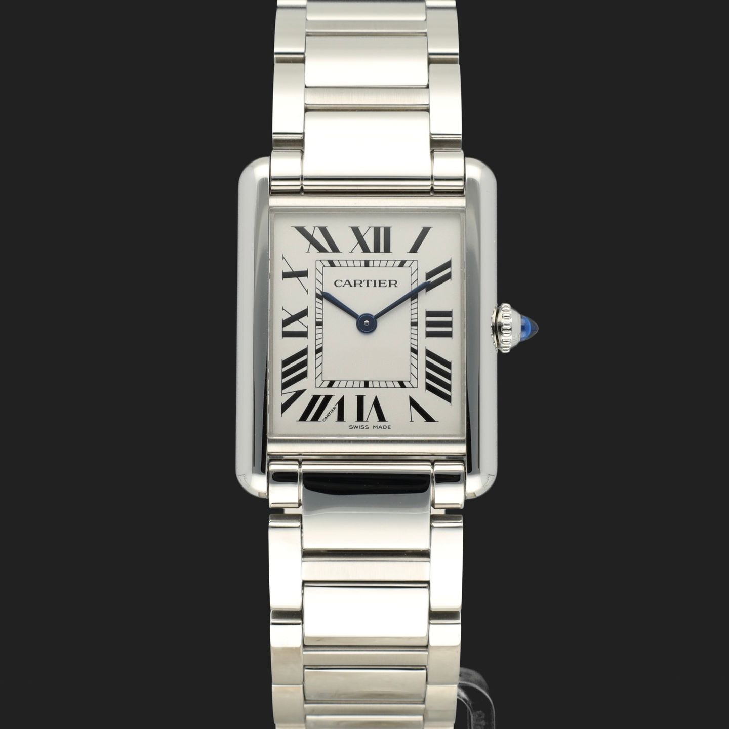 Cartier Tank WSTA0092 (2025) - Silver dial 26 mm Steel case (3/8)