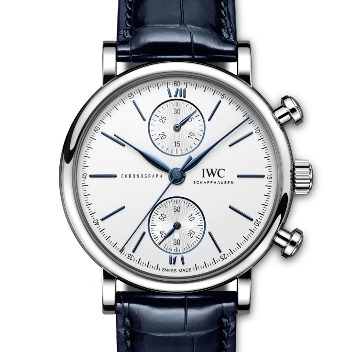 IWC Portofino Chronograph IW391407 (2024) - Zilver wijzerplaat 39mm Staal (1/1)