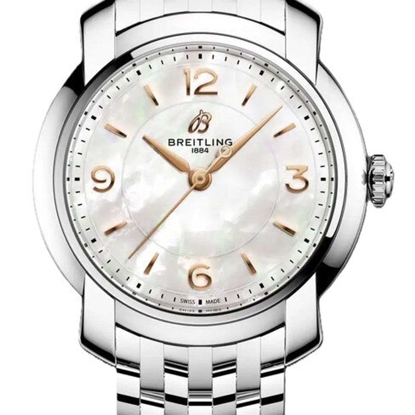 Breitling Premier A77330121A2A1 (2026) - White dial 32 mm Steel case (1/1)