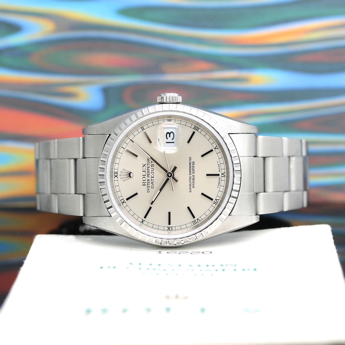 Rolex Datejust 36 16220 (1997) - Silver dial 36 mm Steel case (2/8)