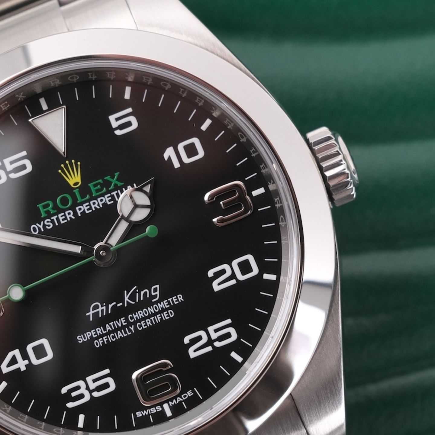 Rolex Air-King 116900 (2020) - Black dial 40 mm Steel case (3/8)