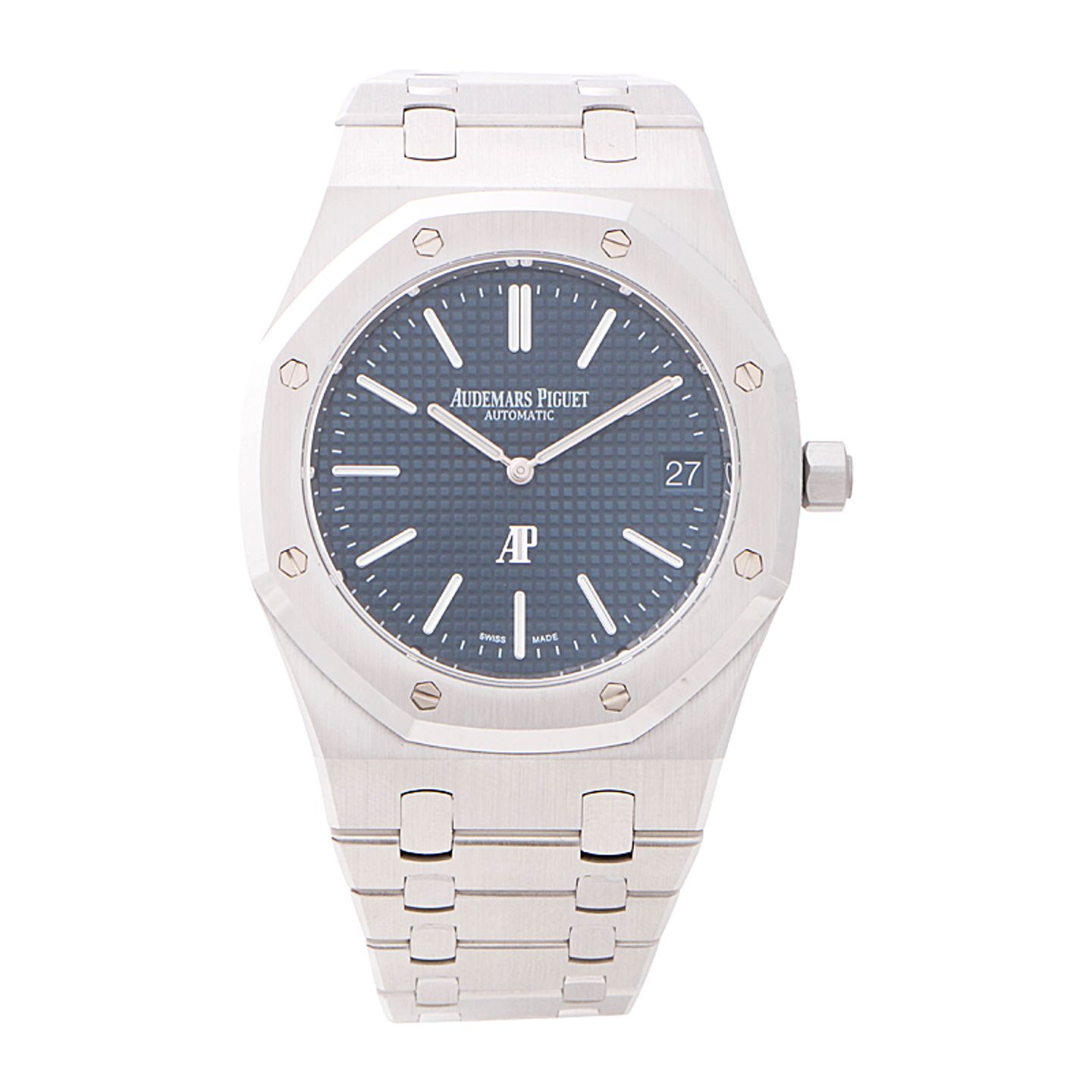 Audemars Piguet Royal Oak Jumbo 16202ST.OO.1240ST.02 (2023) - Blauw wijzerplaat 39mm Staal (1/4)