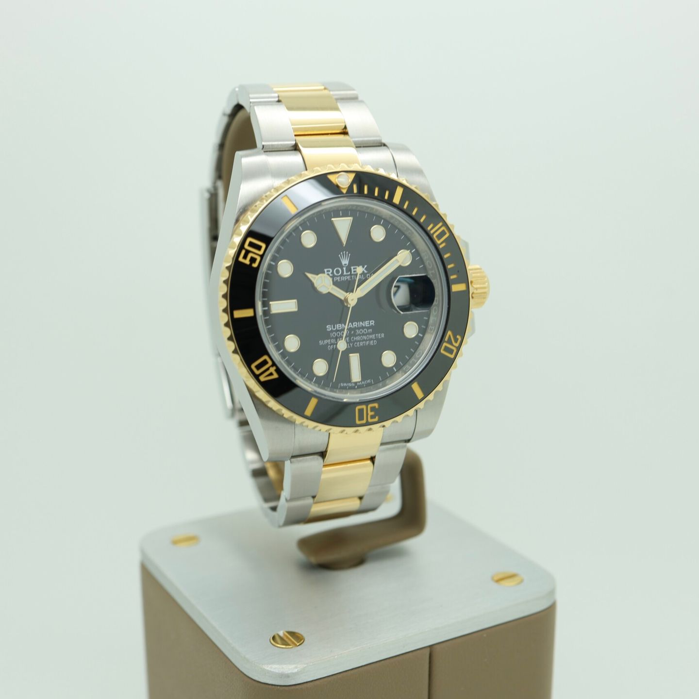 Rolex Submariner Date 116613LN (2019) - Zwart wijzerplaat 40mm Goud/Staal (3/8)