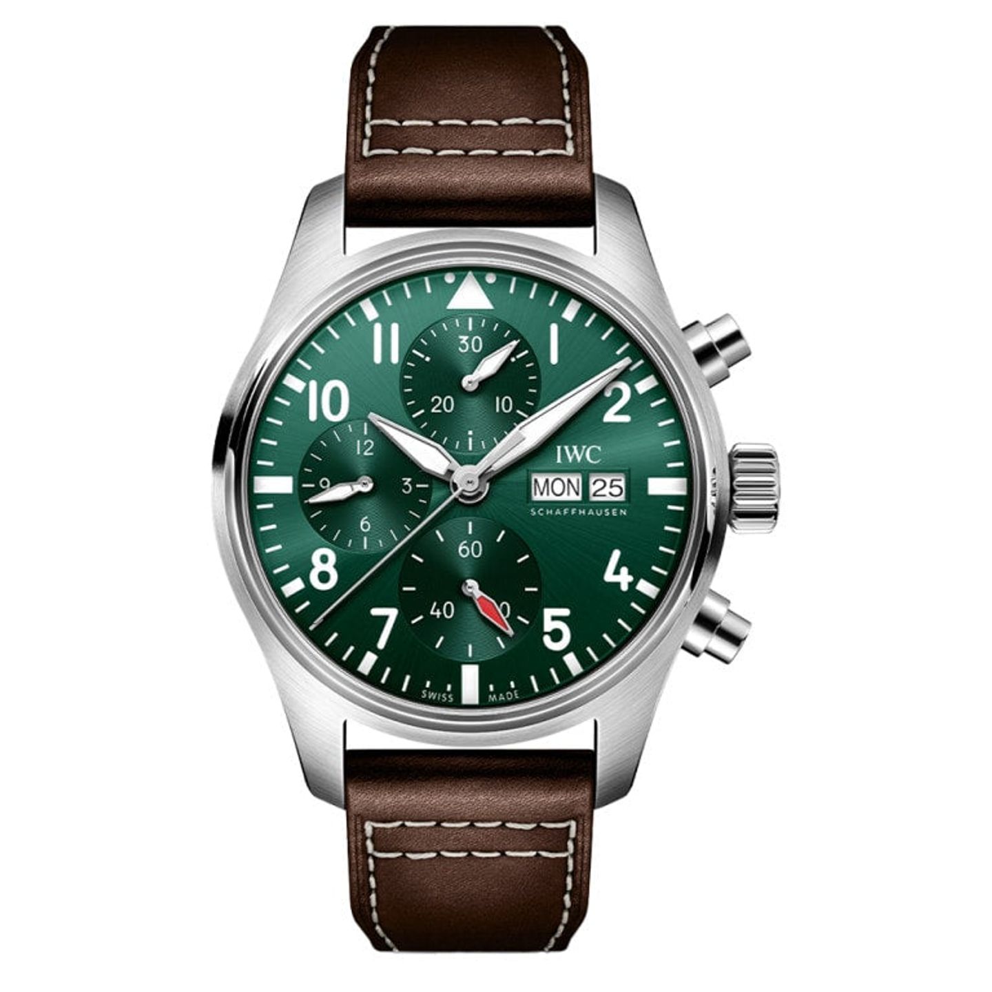 IWC Pilot Chronograph IW388103 (2025) - Green dial 41 mm Steel case (1/1)