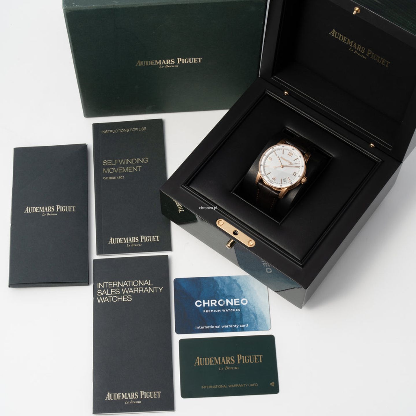 Audemars Piguet CODE 11.59 15210OR.OO.A099CR.01 (Onbekend (willekeurig serienummer)) - Wit wijzerplaat 41mm Roségoud (8/8)