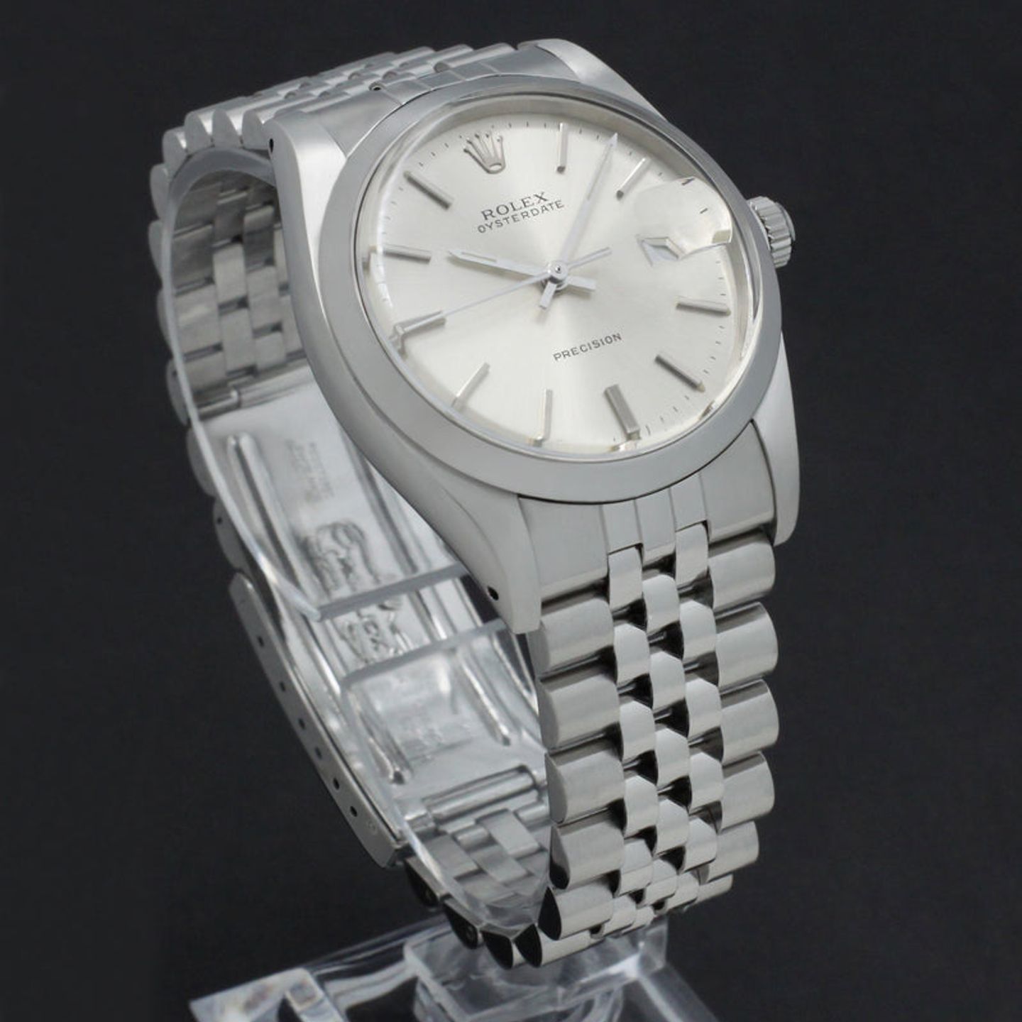 Rolex Oyster Precision 6694 (1985) - Silver dial 34 mm Steel case (5/7)