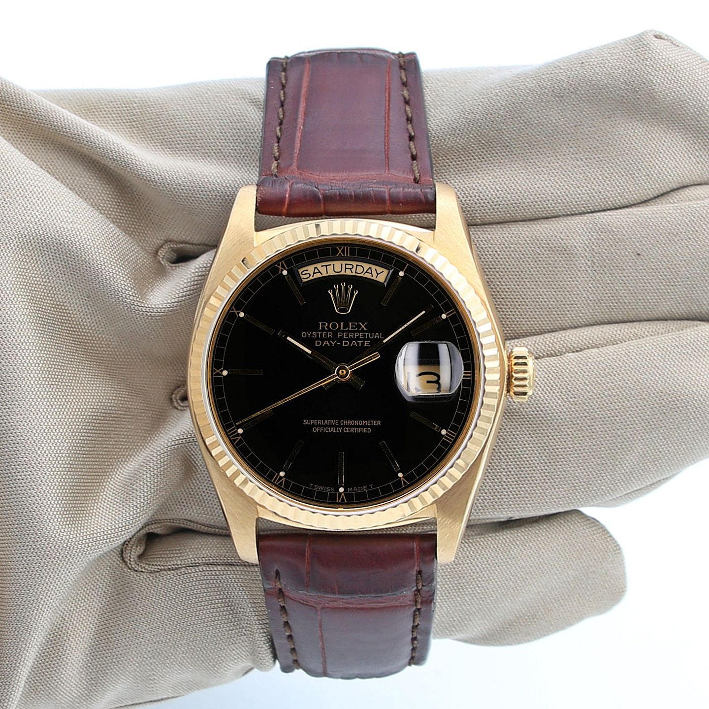 Rolex Day-Date 36 18038 (Unknown (random serial)) - 36 mm Yellow Gold case (4/6)