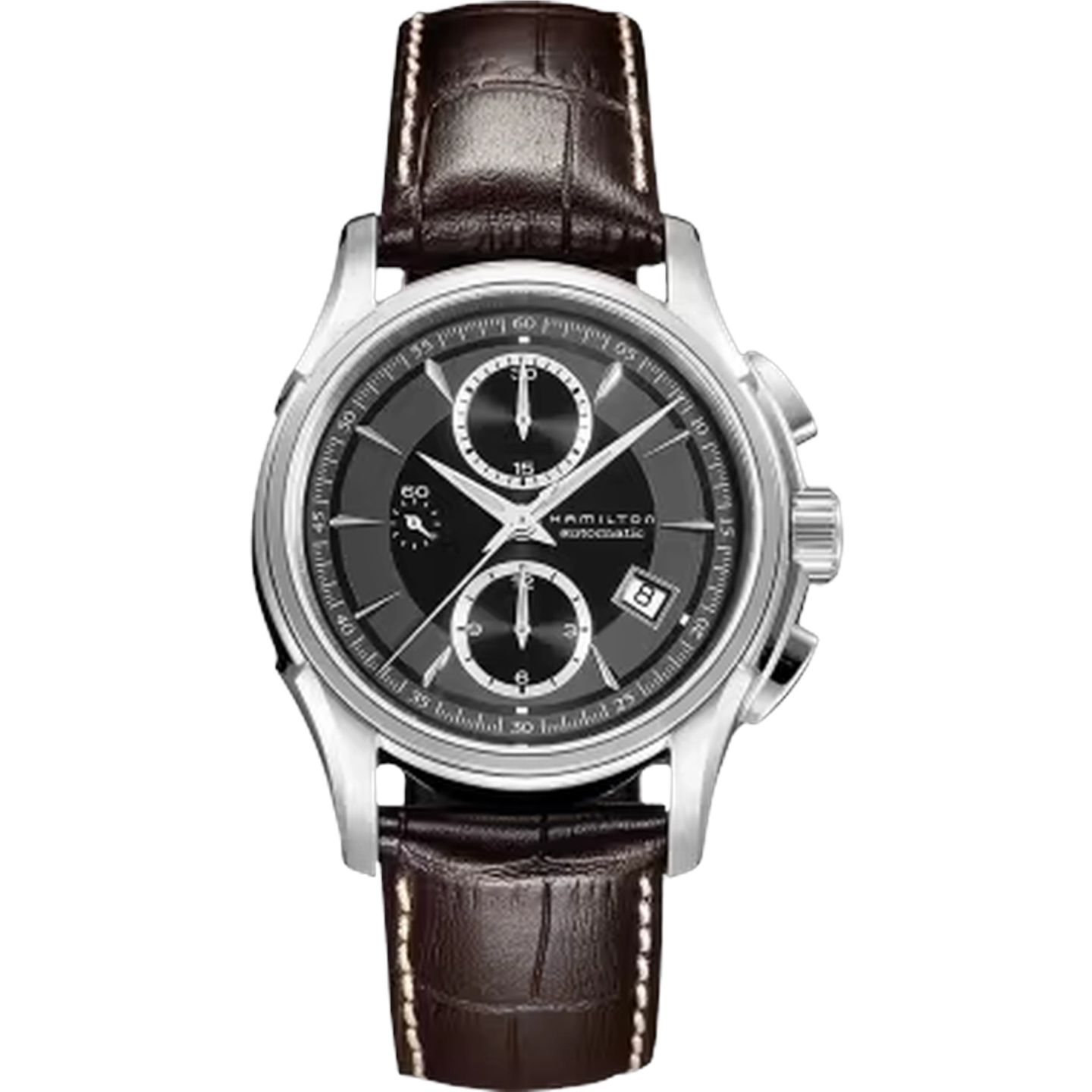 Hamilton Jazzmaster Auto Chrono H32616533 (2025) - Zwart wijzerplaat 41mm Staal (1/1)