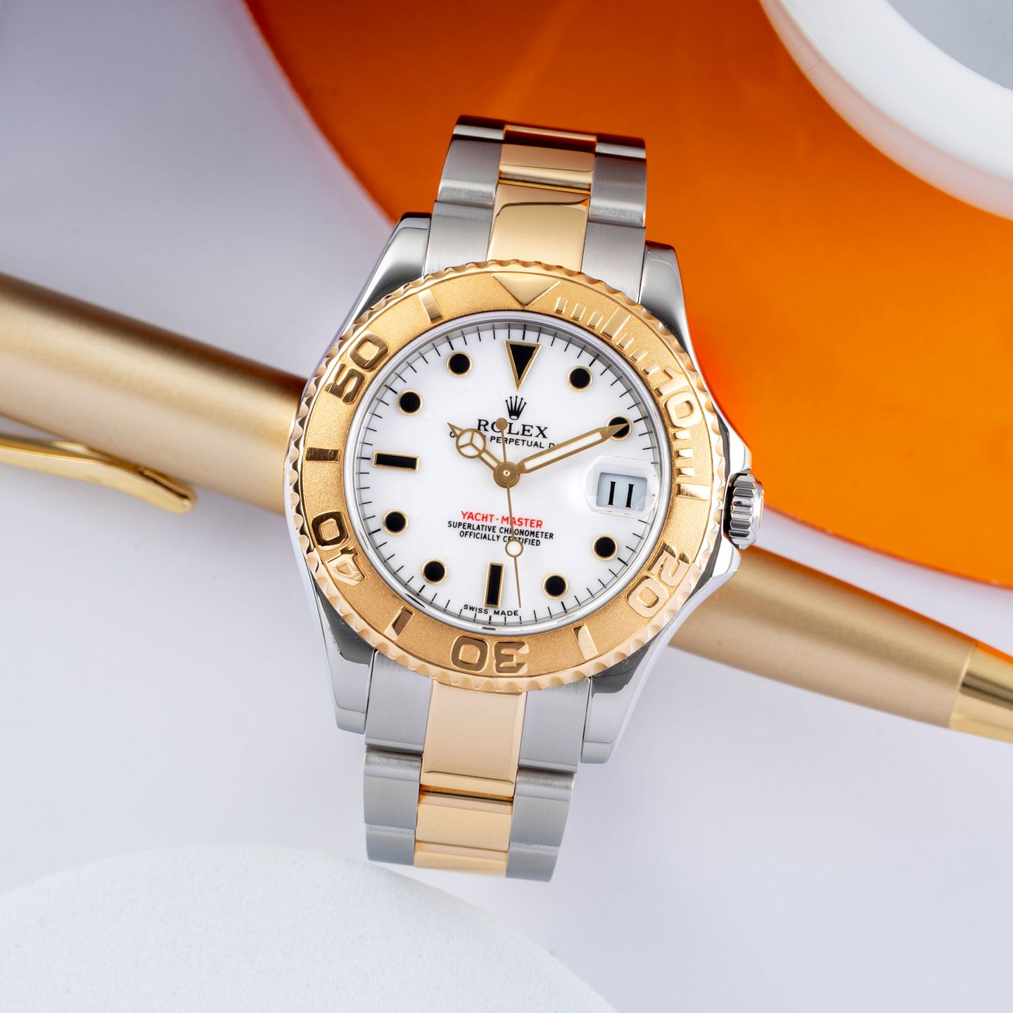 Rolex Yacht-Master 168623 (2005) - 35 mm Gold/Steel case (1/8)