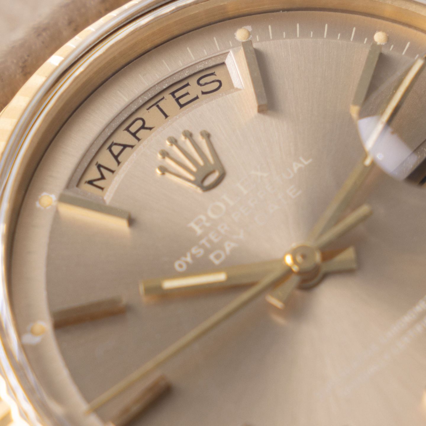 Rolex Day-Date 1803 (1975) - Brown dial 36 mm Yellow Gold case (6/8)